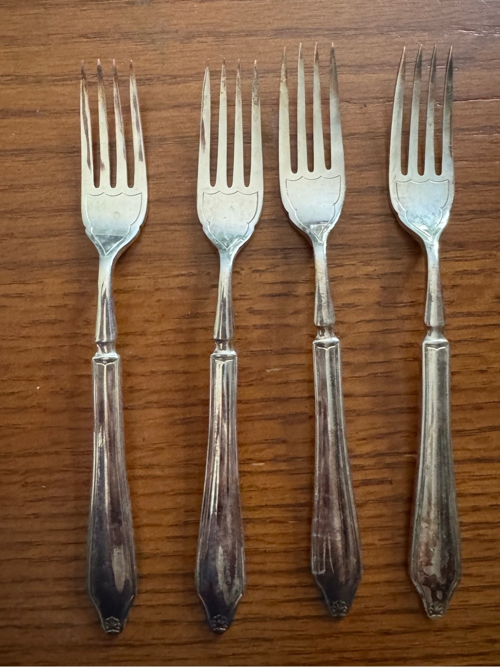 Vintage Silver-plate Dinner Forks - Set of 4